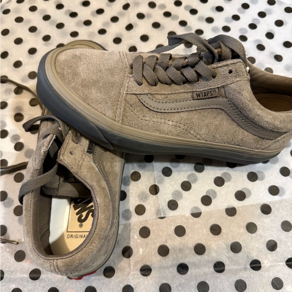 Vans WTAPS Gray Suede Men's Sneakers